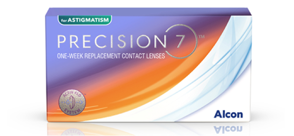 Εικόνα για Alcon Precision 7  Εβδομαδιαίοι Αστιγματικοί Φακοί Επαφής 12τμχ